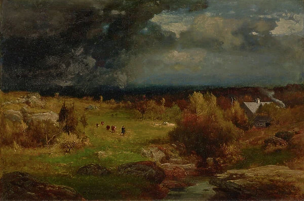 Clearing Up 1875 (Oil on canvas)