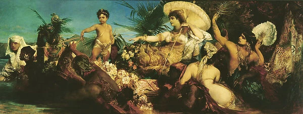 Cleopatra, 1875 (oil on canvas)