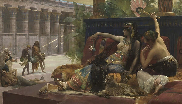 Cleopatra Testing Out Poison on Condemned Prisoners, 1887 (oil on canvas)