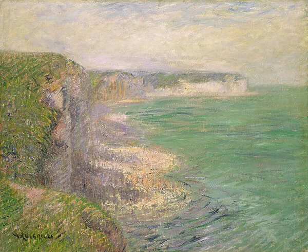 The Cliffs at Fecamp, c. 1920 (oil on canvas)