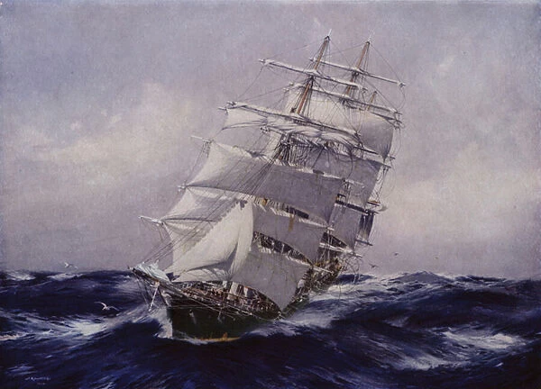 Clipper ship Thermopylae (colour litho)
