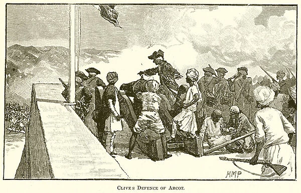 Clive Defence of Arcot (engraving)