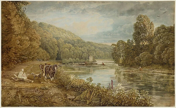 Cliveden Woods, c. 1812 (w / c on paper)