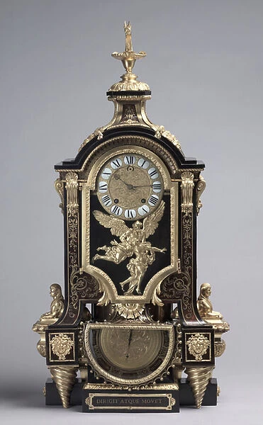 Clock, movement maker Baltasar Martinot, c. 1695 (tortoise shell & brass inlay