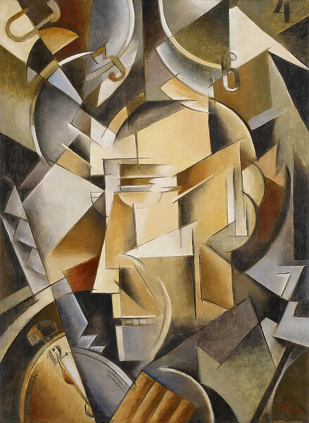 The Clockmaker, c. 1914 (oil on canvas)