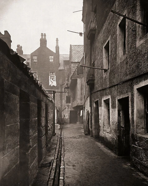 Close, High Street, Glasgow, Scotland, 1870 s