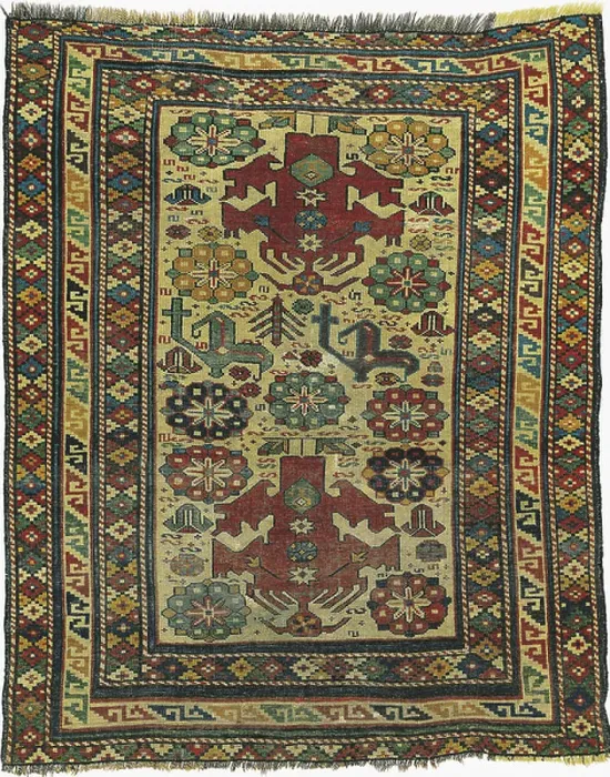 Framed Print : Close-up of a Sevan carpet, Armenia