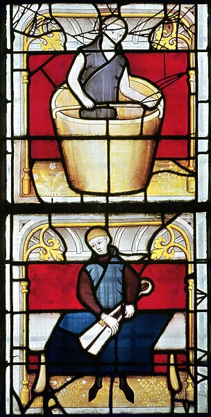 Cloth Merchants Window (stained glass) (detail)