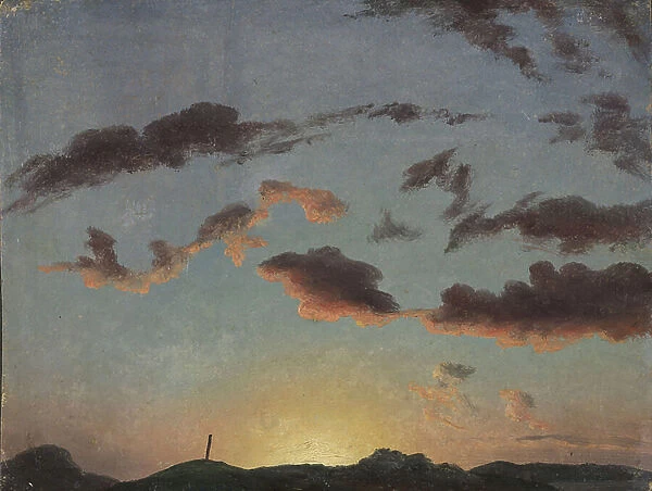 Cloud Study, 1838 (oil on paper)