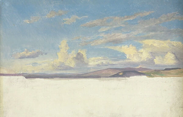 Cloud Study, c. 1830 (w  /  c on paper on card)