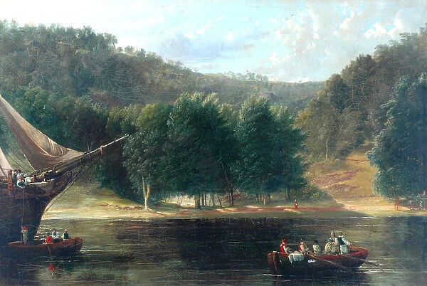 Coast Scene, 1835 (oil on canvas)