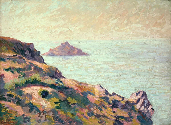 Coast of the Val Andre, c. 1907 (oil on canvas)