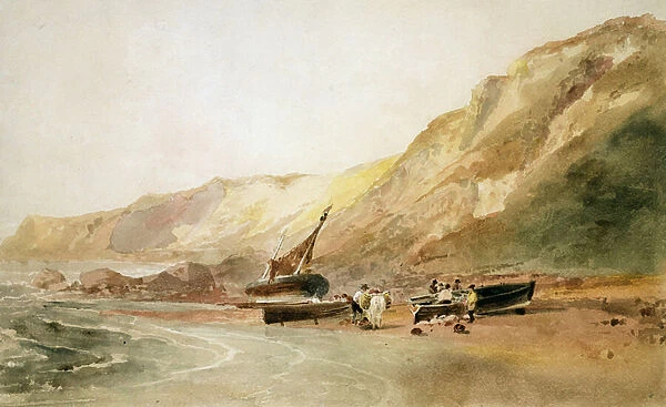 On the Coast of Ventnor, Isle of Wight (w  /  c on paper)