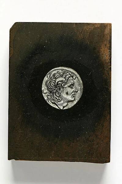 Three Coins (engraved wooden block)