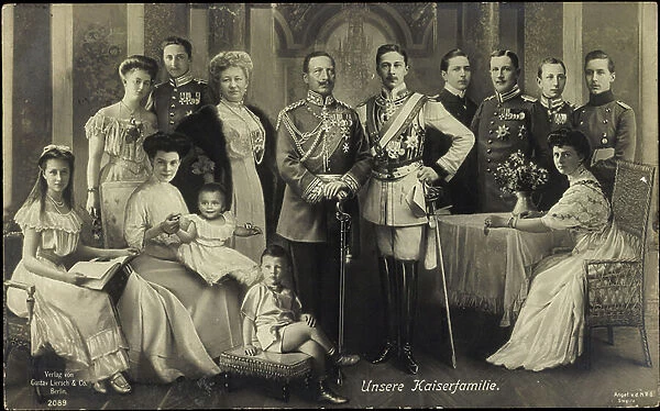 Collage, Imperial Family, Couples and Children, Uniforms