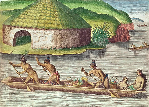 Collecting Crops for the Communal Storehouse, from Brevis Narratio