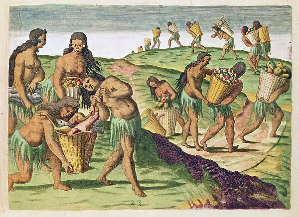 Collecting Food for the Communal Storehouse, from Brevis Narratio