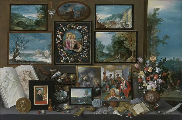 A Collection (oil on panel)