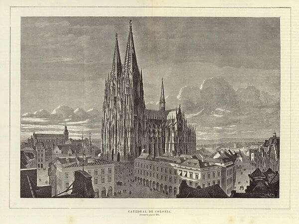 Cologne cathedral (engraving)