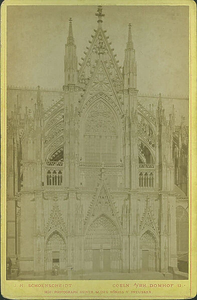 Cologne: The southern portal of the Cathedrale, 1885
