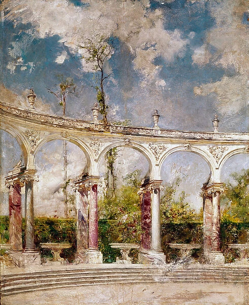 The Colonnade in Versailles, 1889 (painting)