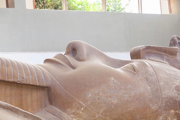 Detail of the colossal sculpture of Ramesses II, detail