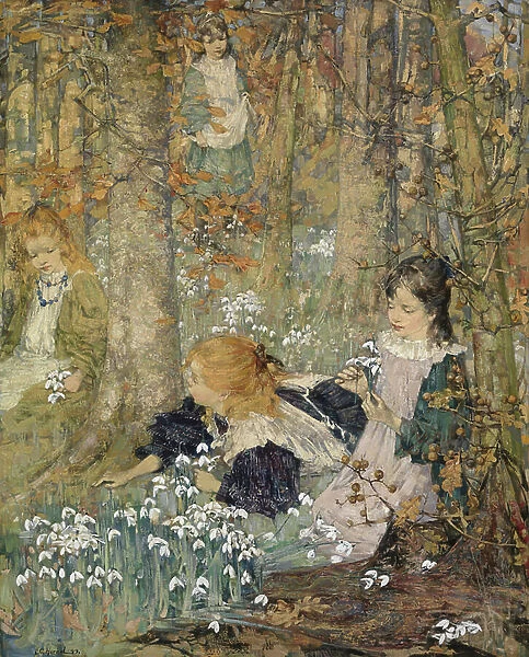 The Coming of Spring, 1899 (oil on canvas)