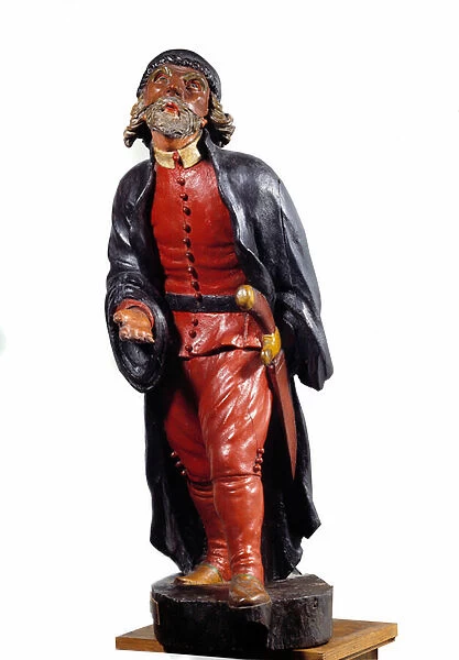 Commedia dell arte: statuette of the character of Pants (Pantalone