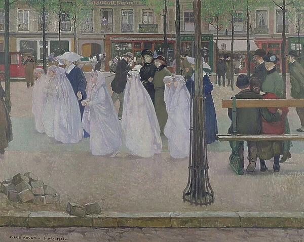 The Communicants, 1923 (oil on canvas)