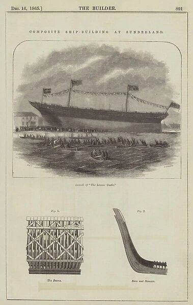 Composite Ship-Building at Sunderland (engraving)