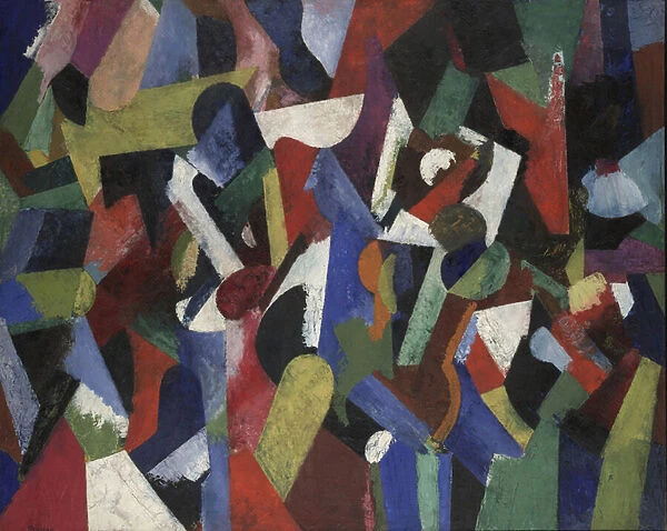 Composition V, 1916 (oil on canvas)