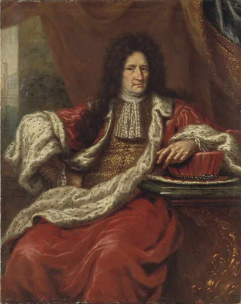 Comte Erik Jonsson Dahlbergh (ou von Dahlberg) militaire et architecte suedois - Portrait