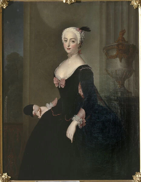 Comtesse Anne Elisabeth von der Schulenburg - Portrait of Countess Anna Elisabeth von der