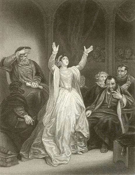 Condemnation of Anne Boleyn (engraving)