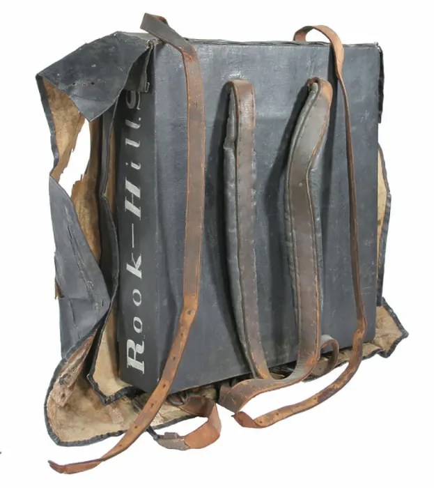 Framed Print : Confederate Knapsack Framed Print : Confederate Knapsack