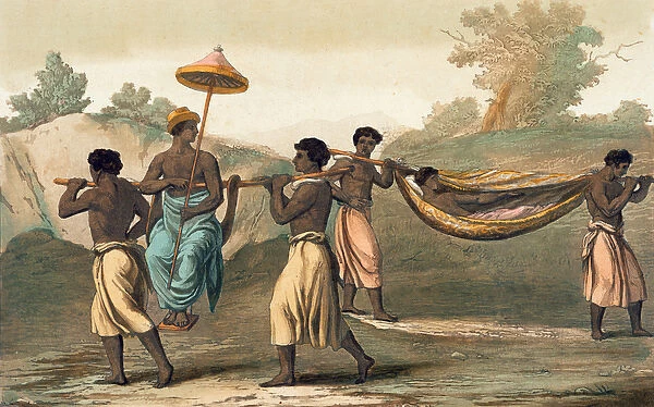 Congolese method of travel, Volume II, plate 45, from
