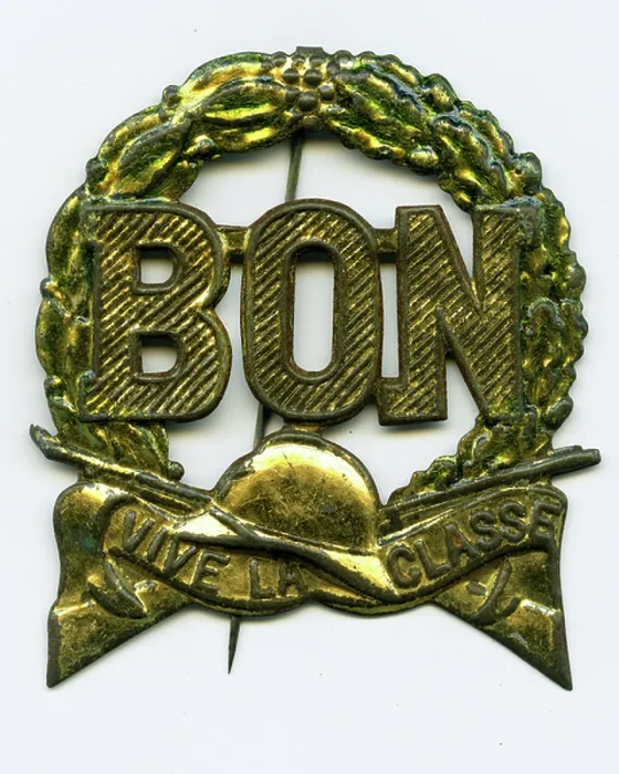 Framed Print : Conscript cockade before 1914 (object)