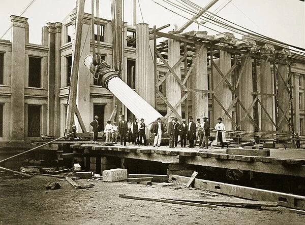 Construction of the South Wing, Department of the Treasury, Washington, D. C