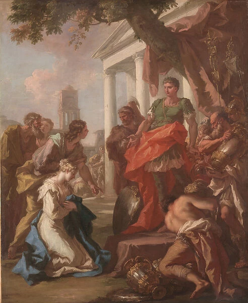 The Continence of Scipio, c. 1710 (oil on canvas)