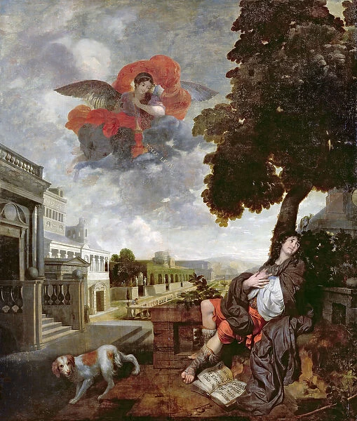 The Conversion of St. Augustine, c. 1663 (oil on canvas)