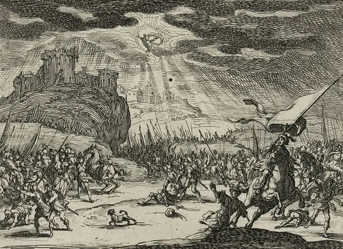 Framed Print : The Conversion of St. Paul, 1635 (etching) Framed Print : The Conversion of St. Paul, 1635 (etching)