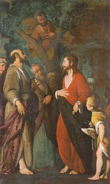 Conversion of Zaccheus (oil on canvas)