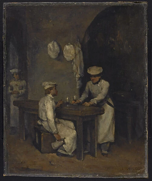 The Cooks (oil on canvas)