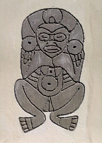 Copy of a Taino indian motif (stone)