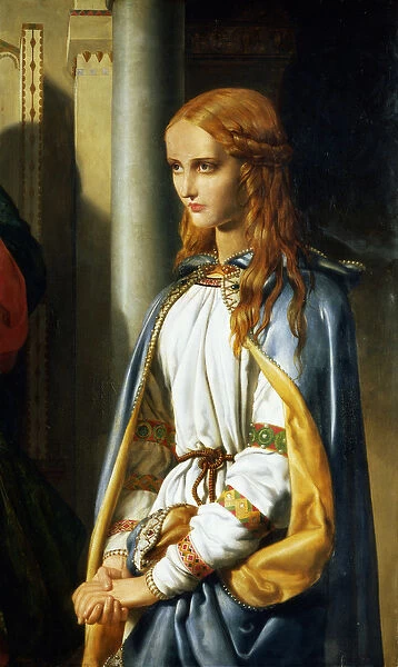 Cordelia Disinherited, 1850 (oil on canvas) (see 51605 for detail)
