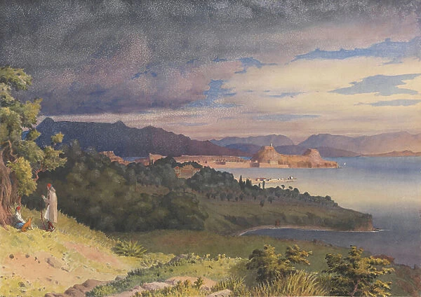 Corfu, Octr. 12th 1857 [Greece], 1857 (watercolour)