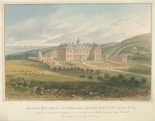 Cornwall - Kilkhampton - Stowe, 1827 (w  /  c on paper)