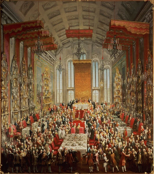 Coronation Banquet of Joseph II in Frankfurt, 1764