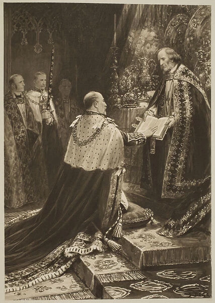 The Coronation Ceremony of 1902: The Position of King Edward VII at the taking of