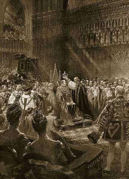 The Coronation Ceremony of 1902: The Position of King Edward VII during the Act of